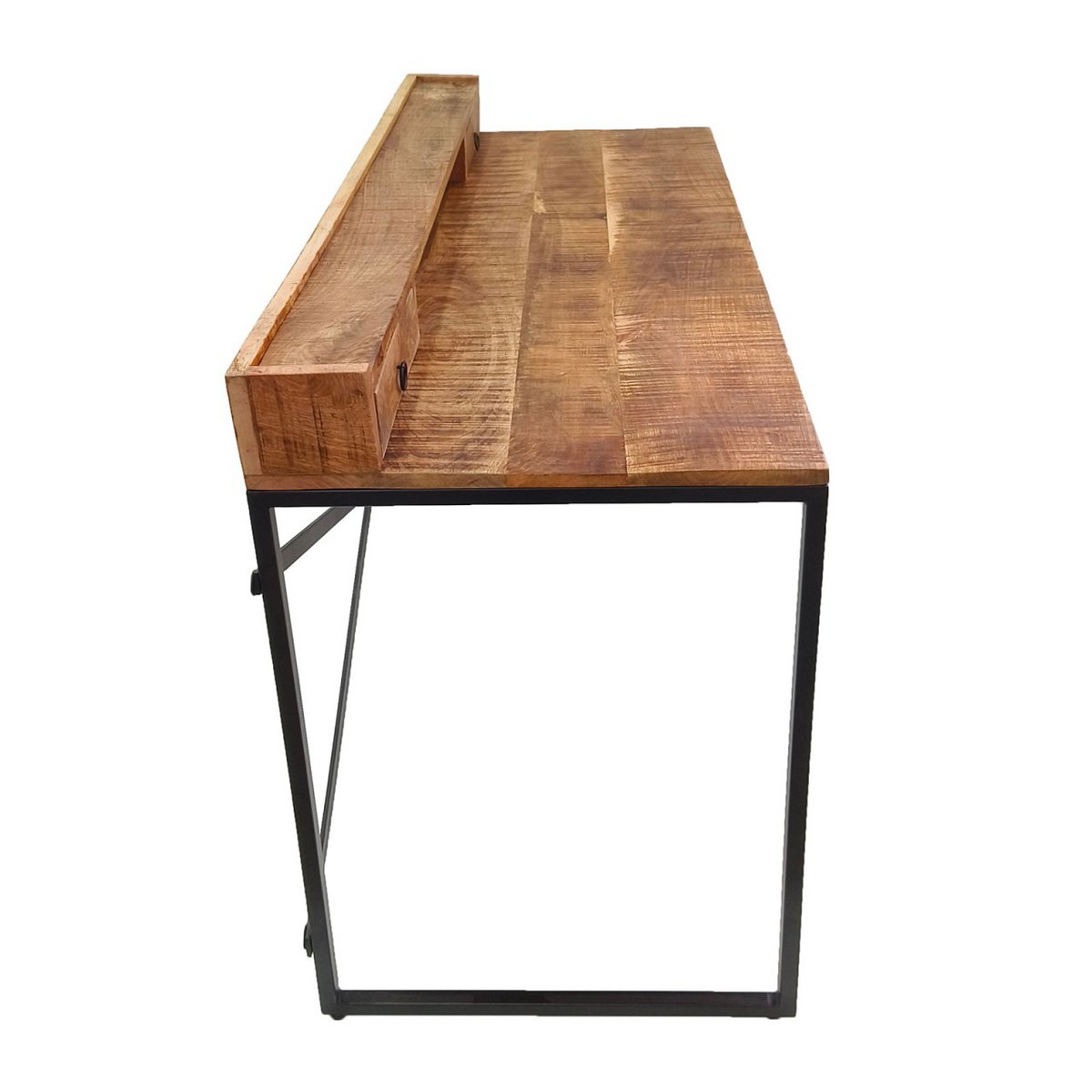 Industrial Schreibtisch Computertisch - 120x88x55cm - Liverpool - Metall-Gestell schwarz - Verdancia