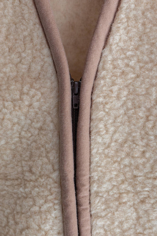 Schafswollweste - Bodywarmer - Taru Camel - - Verdancia