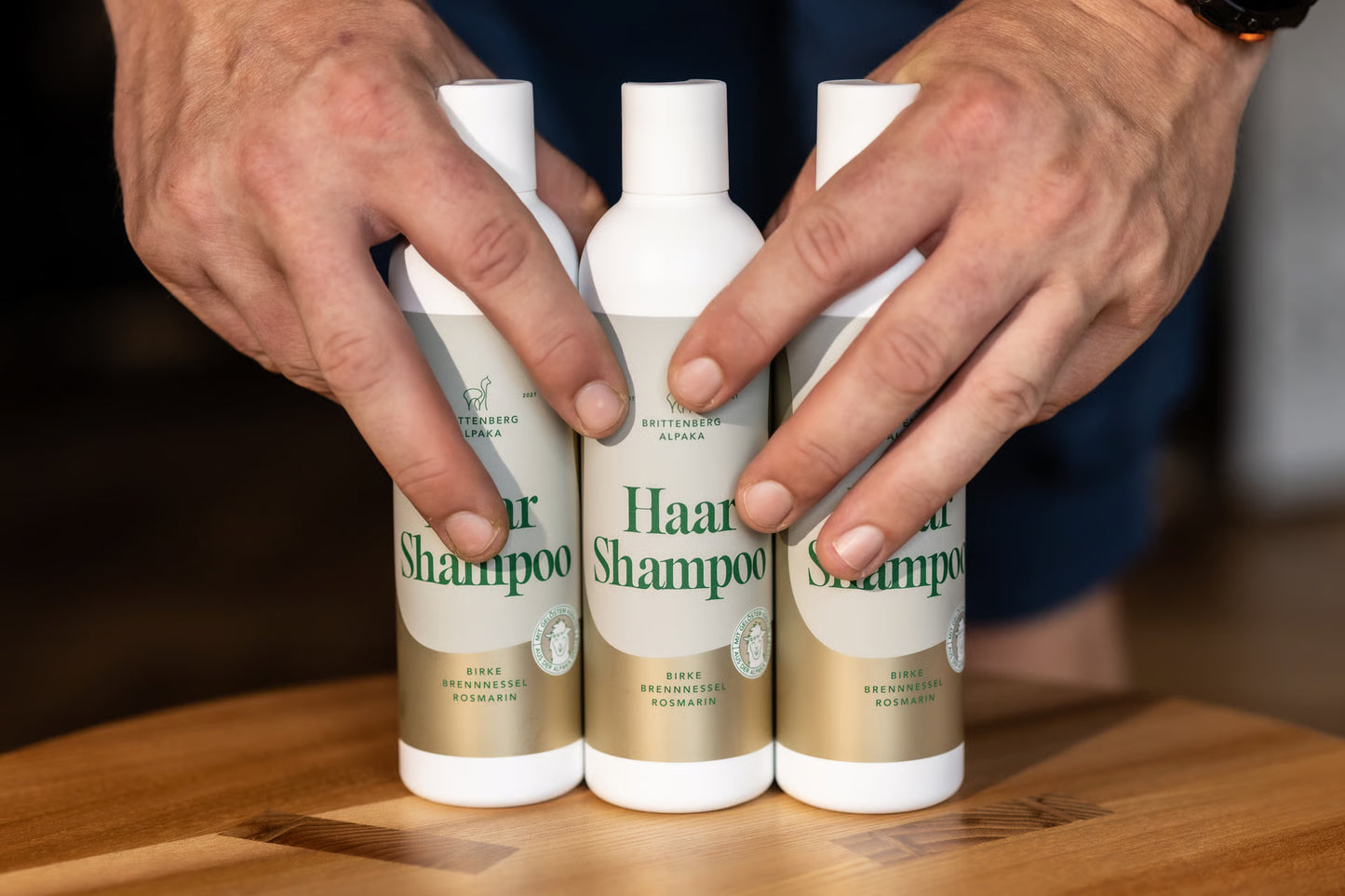 Brittenberg Alpaka - Haarshampoo - Birke - mit Keratin aus Alpakawolle - Verdancia
