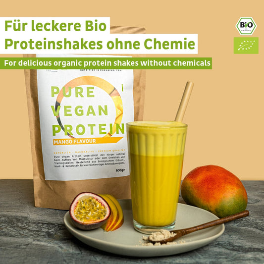 Bio Veganes Proteinpulver Mango ohne Soja - Verdancia