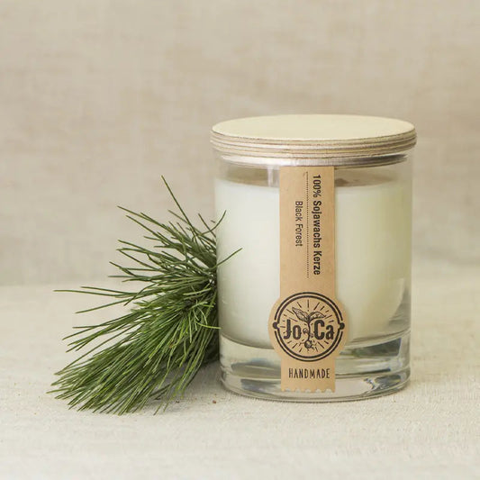 JoCa - 100% Sojawachs Duftkerze - Handmade - Black Forest - 98 - Verdancia