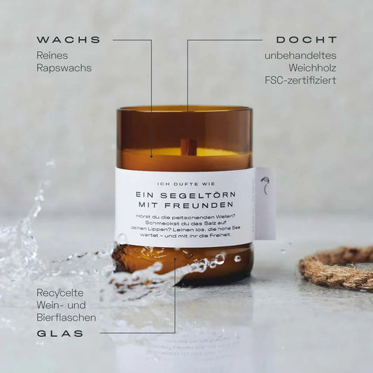 Dufte Manufaktur - Kerze - Ein Segeltörn mit Freunden - 140ml - Verdancia