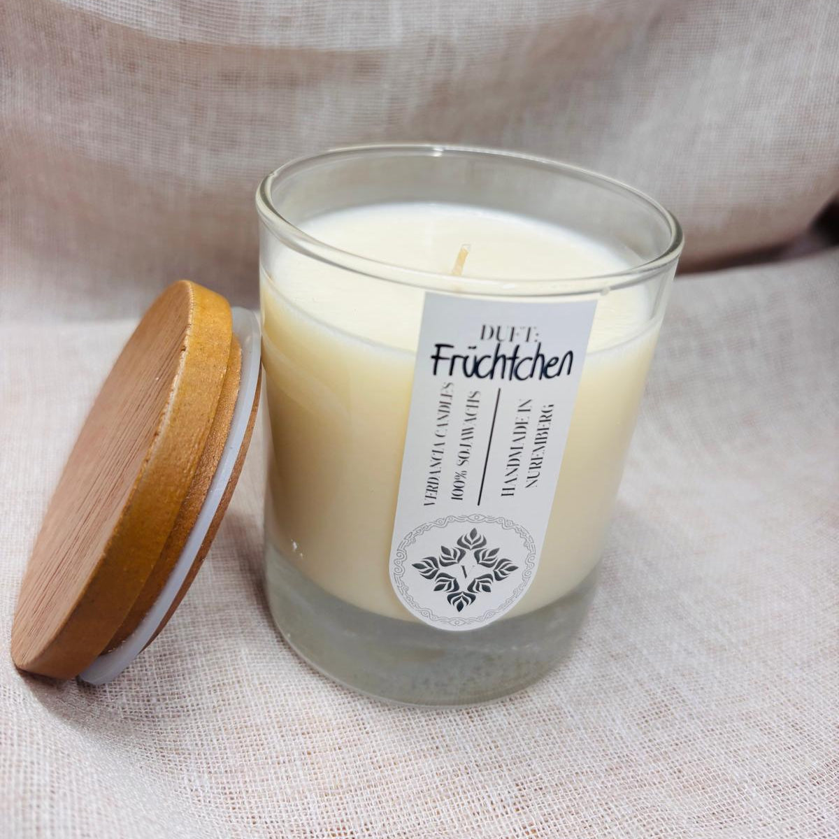 Soja Duftkerze - "Früchtchen" - Kirsche, Orange, Zitrone