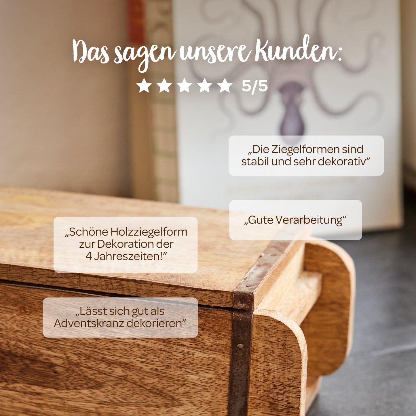 Lange Ziegelform mit 2 Fächern von Die Stadtgärtner für Pflanzenbau, aus robustem Material, ideal für Gartenprojekte