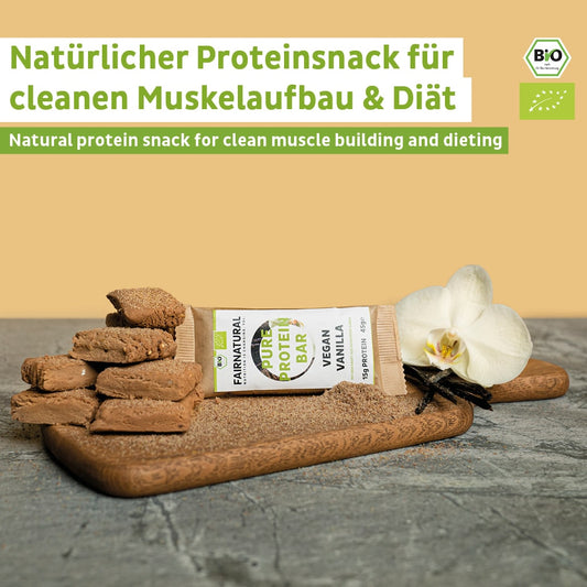 Bio Proteinriegel Vegan Vanille ohne Soja - Verdancia