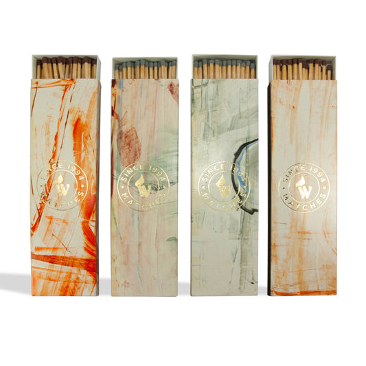 "ART" Premium Streichhölzer – Handbemalte Design-Streichhölzer, Unikat & nachhaltig - Verdancia