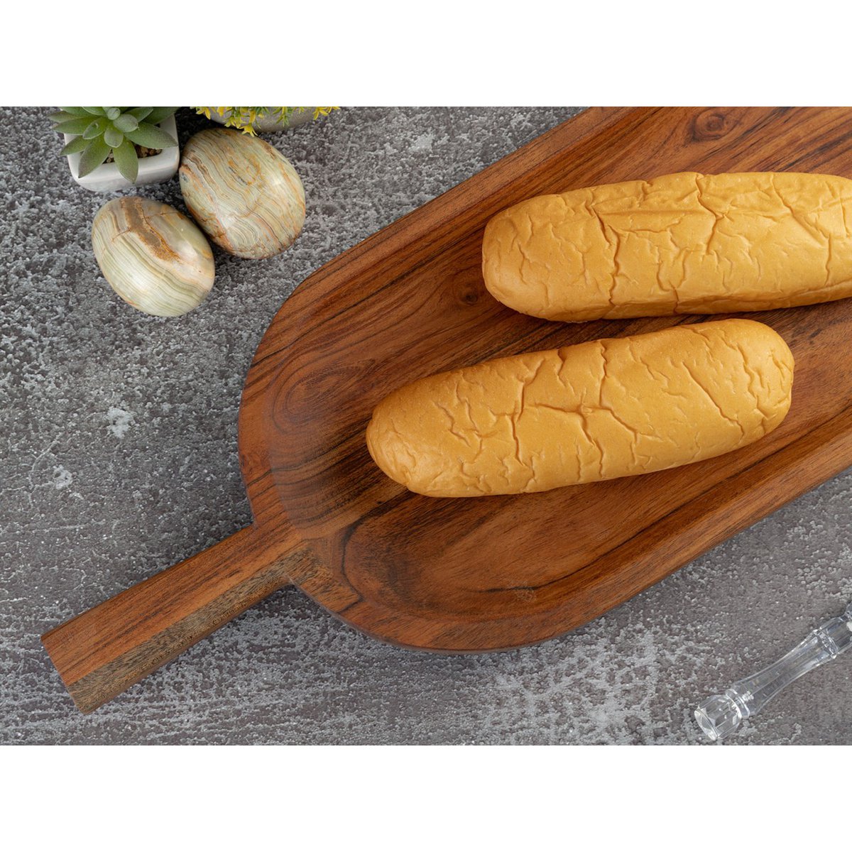 Holzschaufel - Deko Schaufel Holz - 45x20cm - Akazie massiv - Verdancia