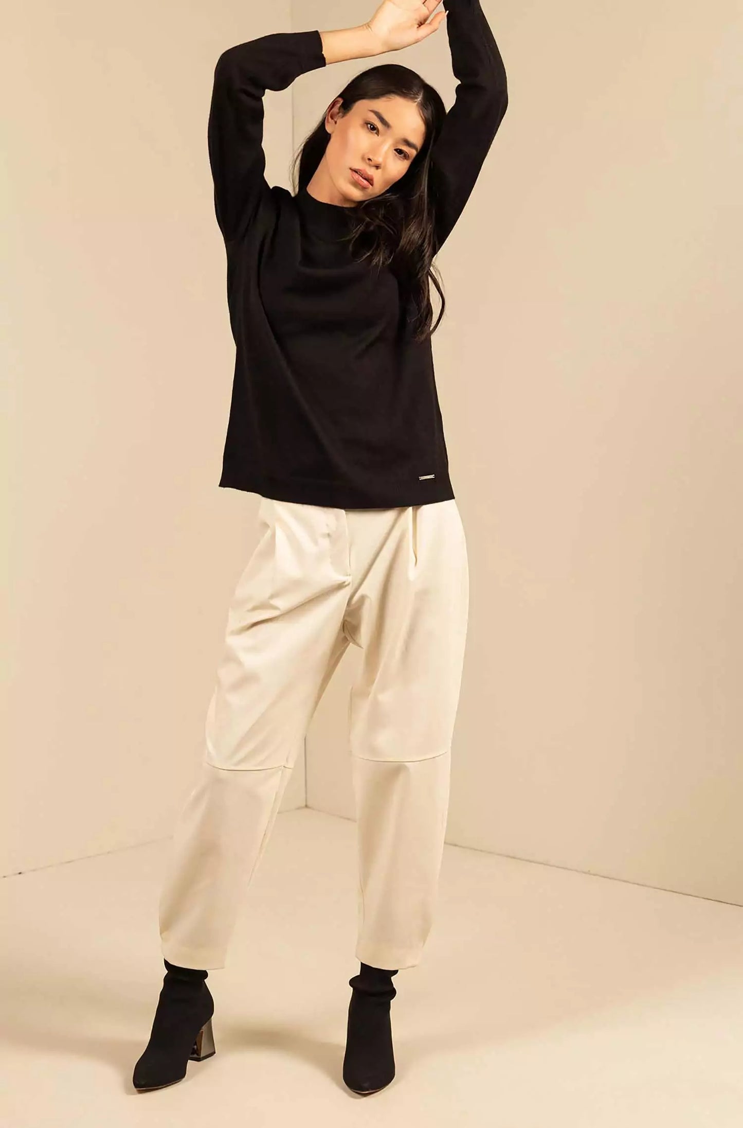 KUNA - Alpaka Damen Pullover Turtleneck - Anahi – 100 % Baby‑Alpaka | Verdancia 7