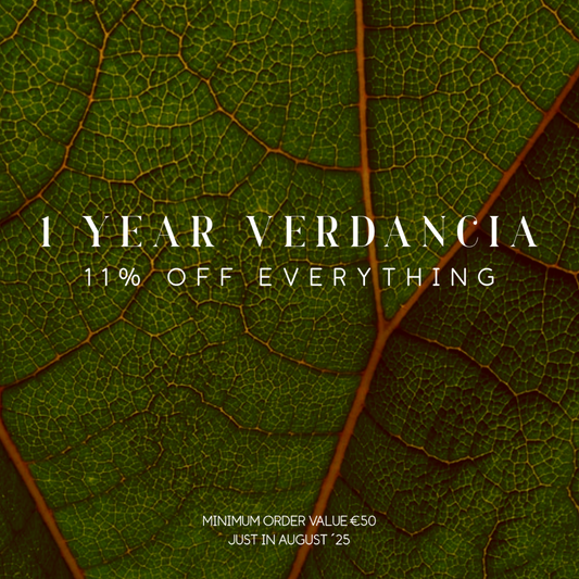 1 Jahr Verdancia – Wir feiern mit euch! Aktion Vorbei!