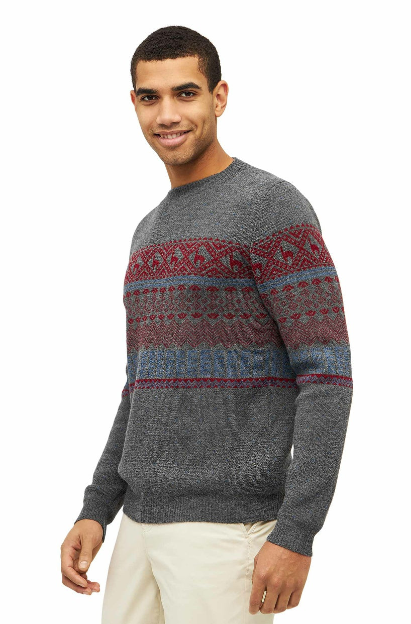 Apu Kuntur - Alpaka Pullover Herren NEVADA – Norweger-Stil aus Baby Alpaka | Verdancia 4