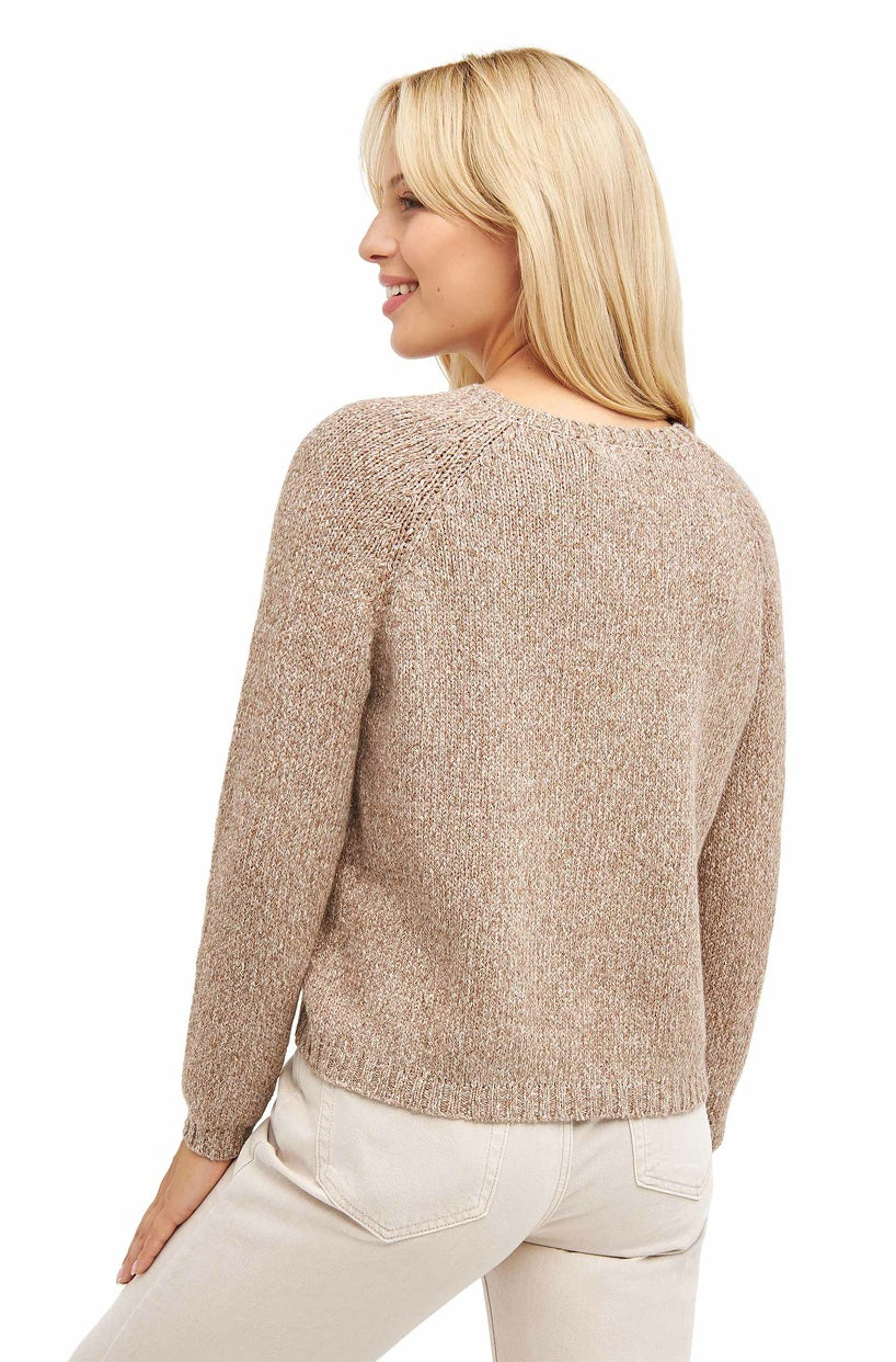 Apu Kuntur - Alpaka Rundhals Pullover ELLA – Baby Alpaka & Bio-Pima Baumwolle - Verdancia