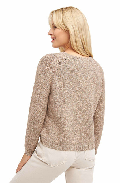 Apu Kuntur - Alpaka Rundhals Pullover ELLA – Baby Alpaka & Bio-Pima Baumwolle - Verdancia