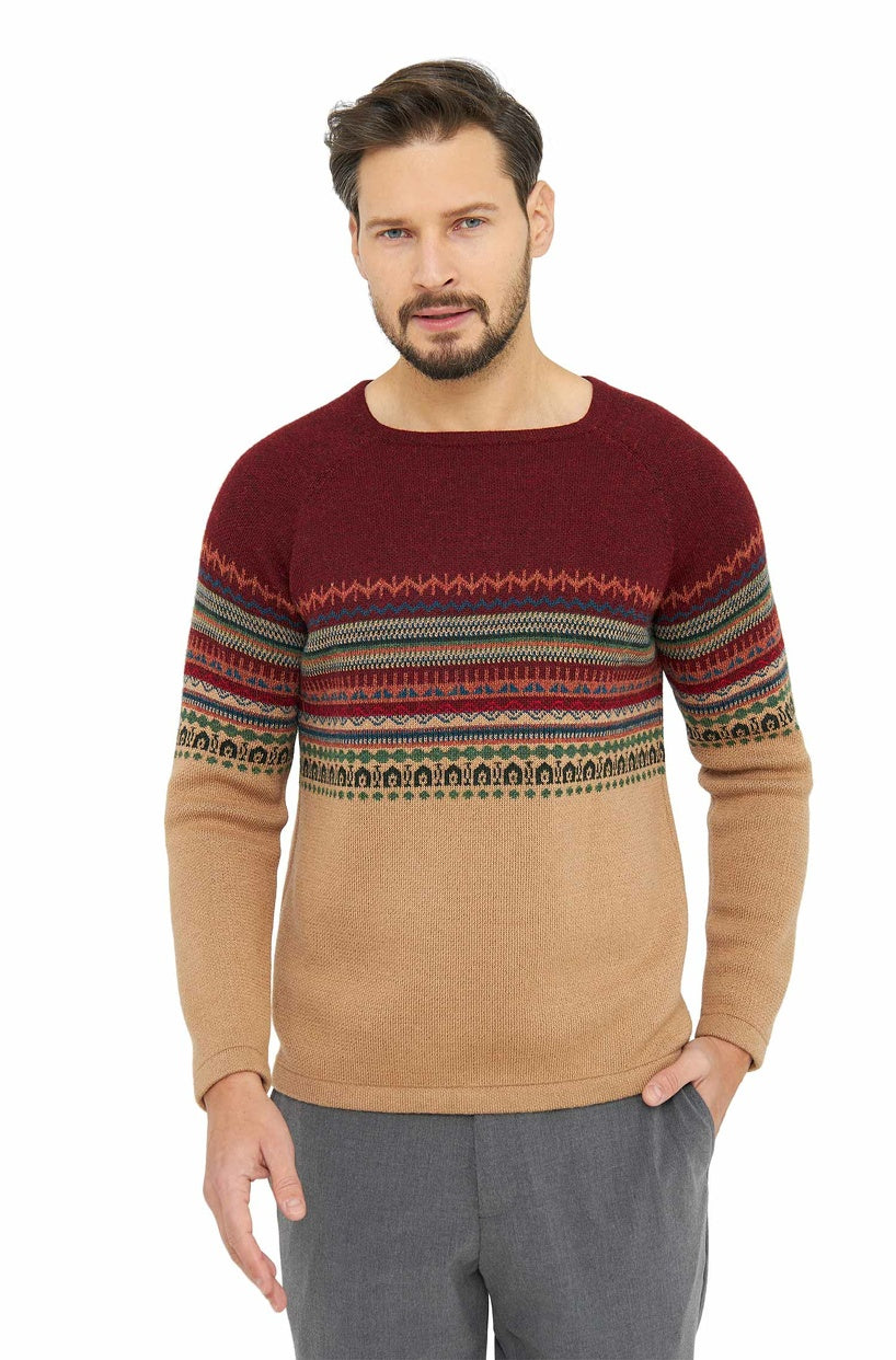 Apu Kuntur - Alpaka Pullover COLORES DE LUNA – Herrenpullover aus 100% Baby Alpaka | Verdancia 2