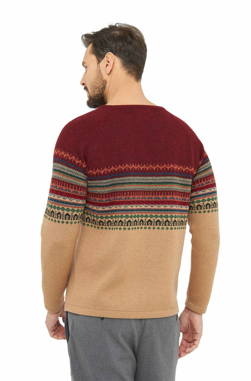Apu Kuntur - Alpaka Pullover COLORES DE LUNA – Herrenpullover aus 100% Baby Alpaka | Verdancia 3