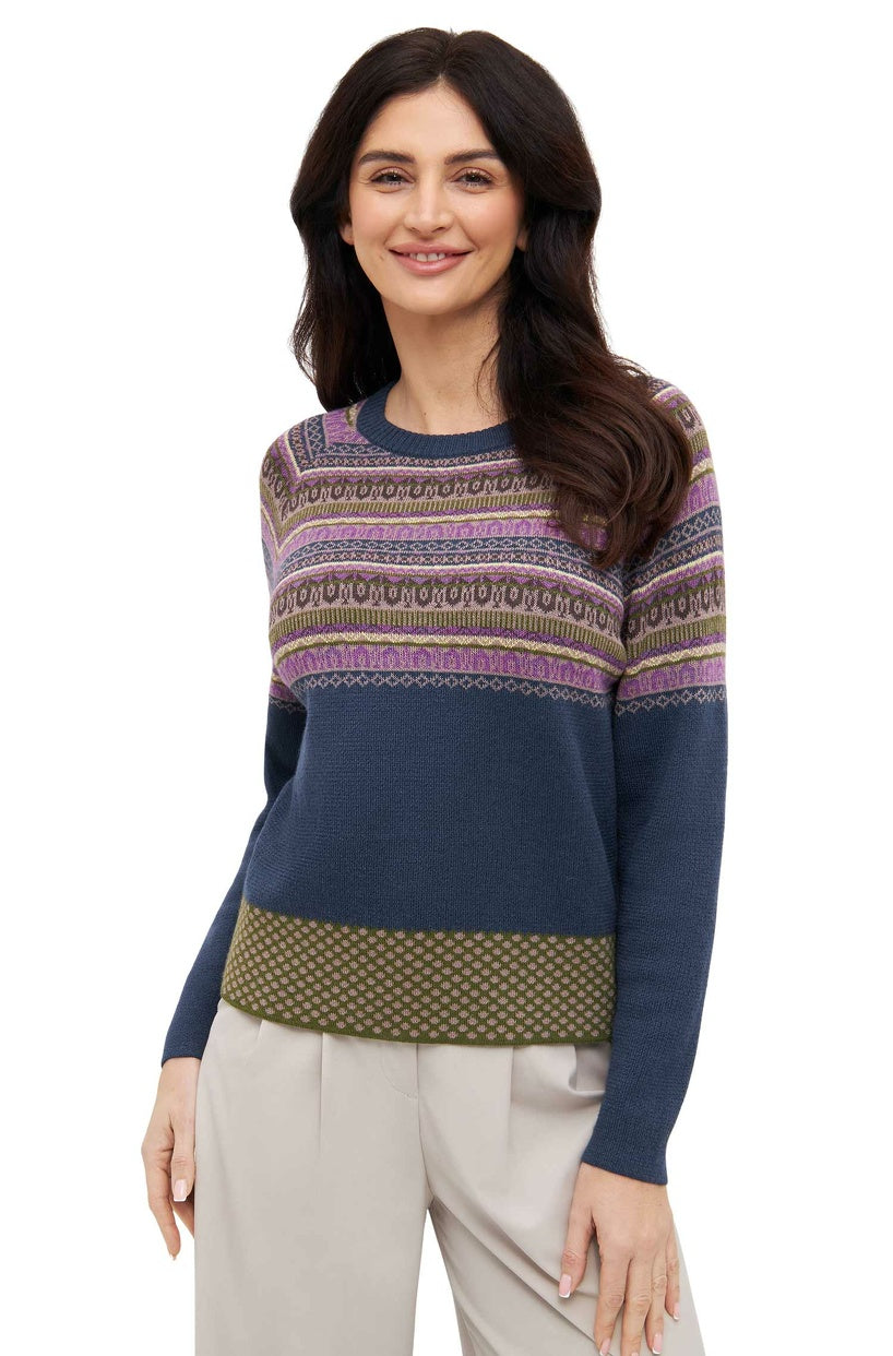 Apu Kuntur - Alpaka Pullover COLORES ANDEN – Kuscheliger Jacquard-Strick aus 100 % Baby Alpaka - Verdancia
