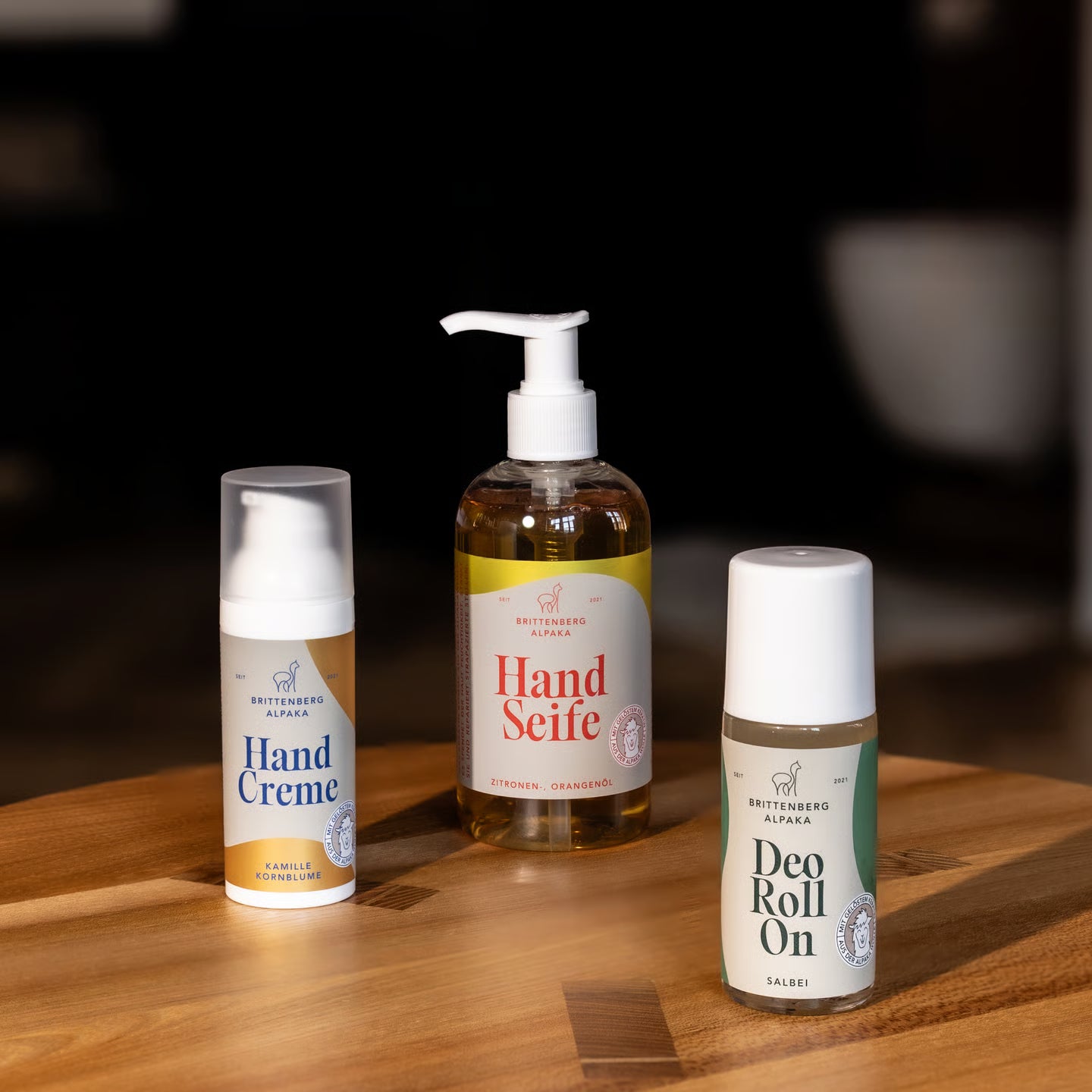 Geschenkidee aus Alpaka Deo, Handcreme & Alpaka-Seife