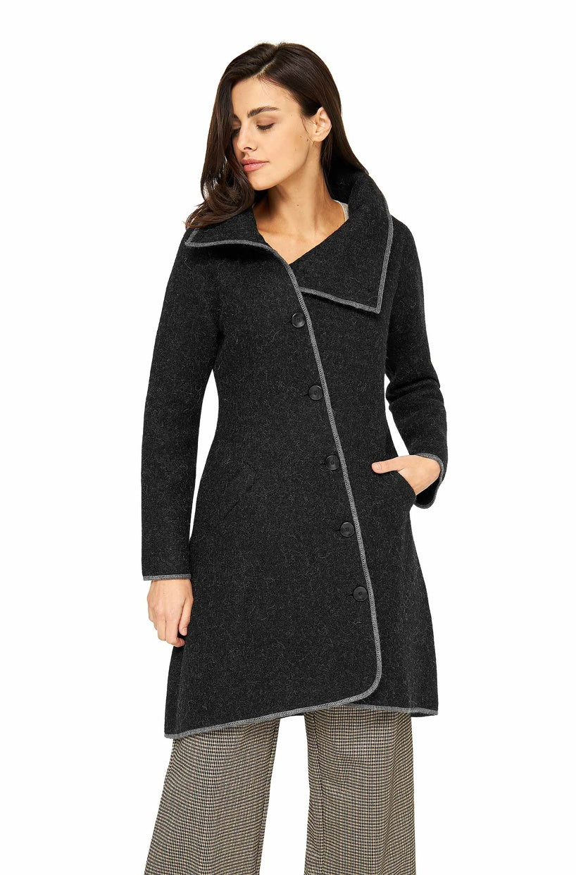 Apu Kuntur - Alpaka Mantel ASI – Damen Wollmantel aus Alpaka & Wolle | Verdancia 3