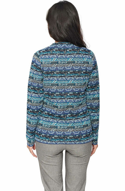 Apu Kuntur - Alpaka Strickjacke TAMIA – Jacquard-Cardigan aus 100% Baby Alpaka | Verdancia 3