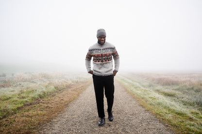 Apu Kuntur - Alpaka Strickjacke FIESTA – Herren-Jacke aus 100% Baby Alpaka | Verdancia 5