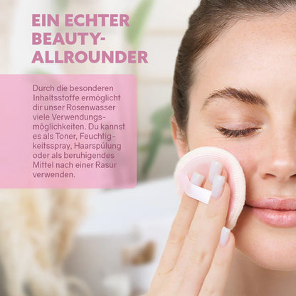 Puremetics | Beauty-Allrounder „Rosenwasser“ – Natürliches Rosenwasser für Haut & Haare