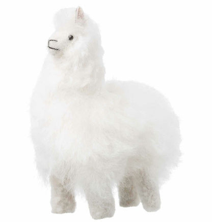 Kuscheliges Alpaka-Felltier - 15cm - weiß - 4031 Apu Kuntur 1