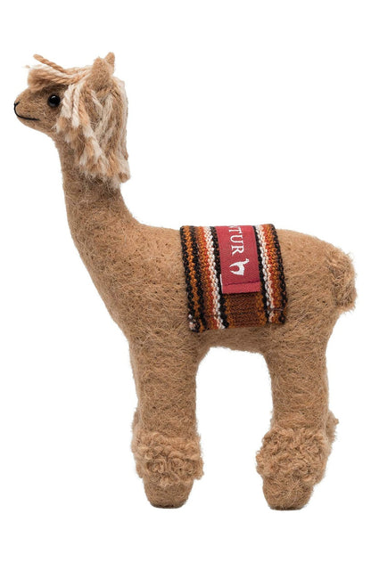 Apu Kuntur - Alpaka Stofftier RASSI - braun