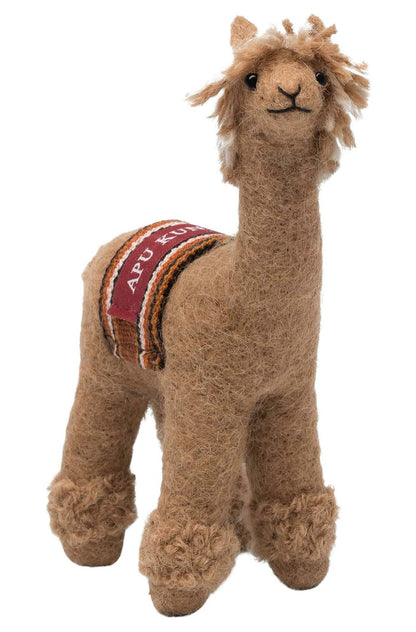 Apu Kuntur - Alpaka Stofftier RASSI - braun