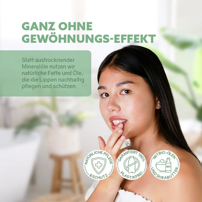 Puremetics | Lippenpflegestift „Sweet Mint“ – Natürliche Lippenpflege mit 97 % Bio-Ölen