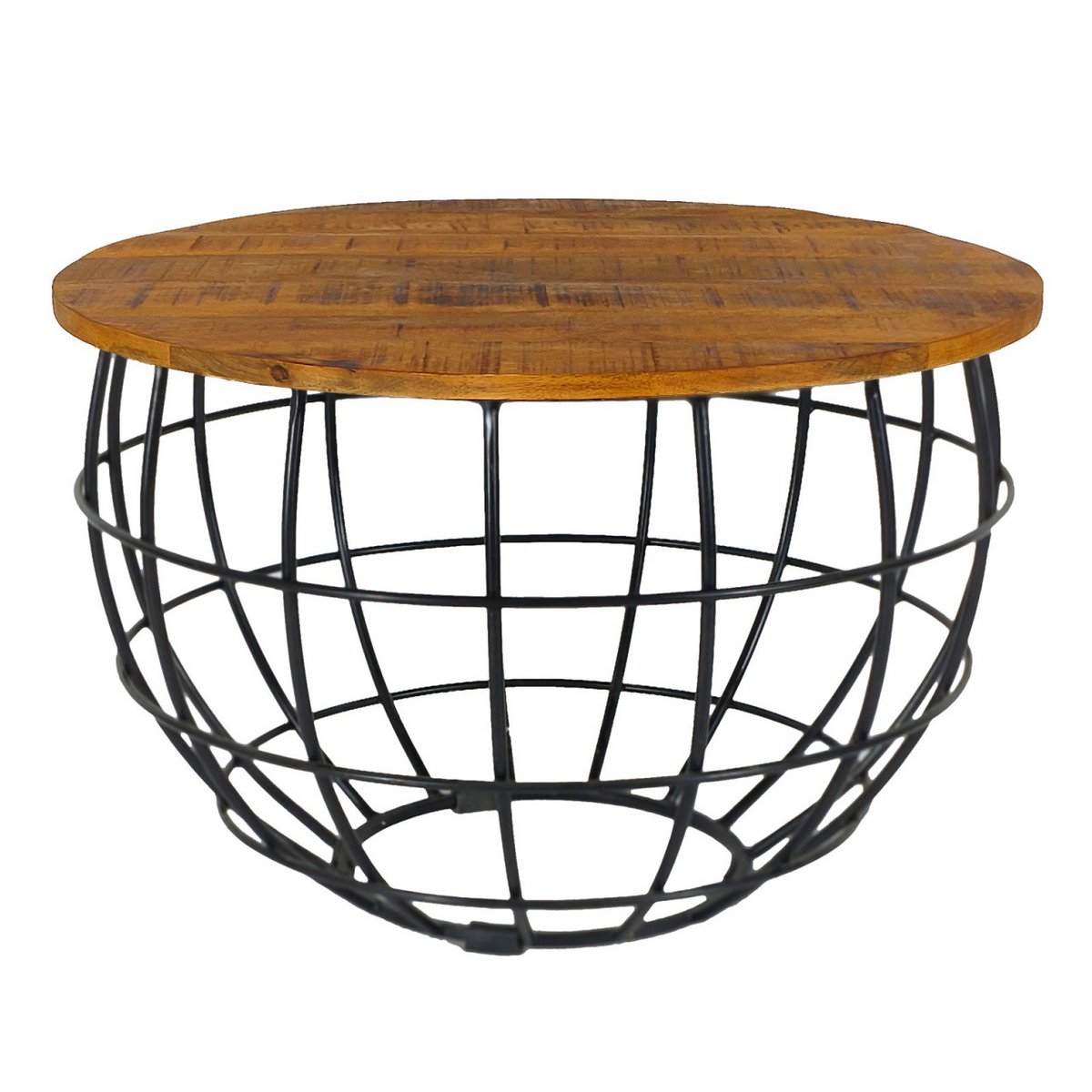 Beistelltisch - nachhaltig Couchtisch Wohnzimmer-Tisch - rund - Lexington - ø 55 cm - Verdancia