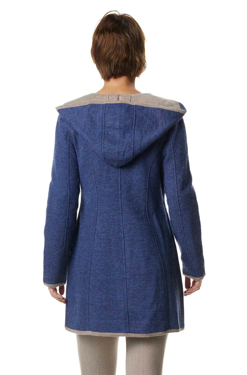 Apu Kuntur - Alpaka Mantel ALYSSA – Damen Parka aus Alpaka & Wolle - Verdancia