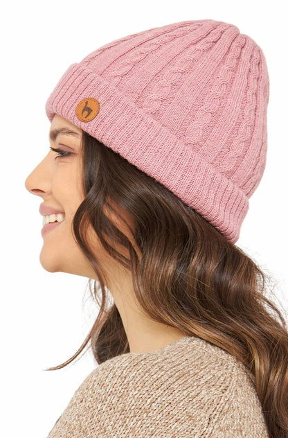 Alpaka Mütze Suave – 100 % Baby-Alpaka | Premium Winter-Accessoire - Apu Kuntur - Verdancia rosa