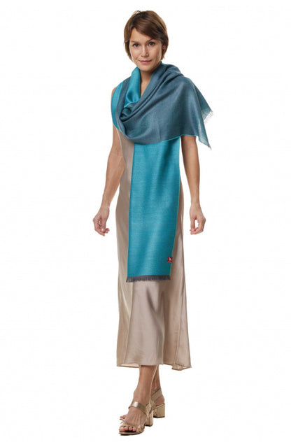 Apu Kuntur | Alpaka‑Seiden‑Schal Duo – 70 % Baby‑Alpaka 30 % Seide - Verdancia 3