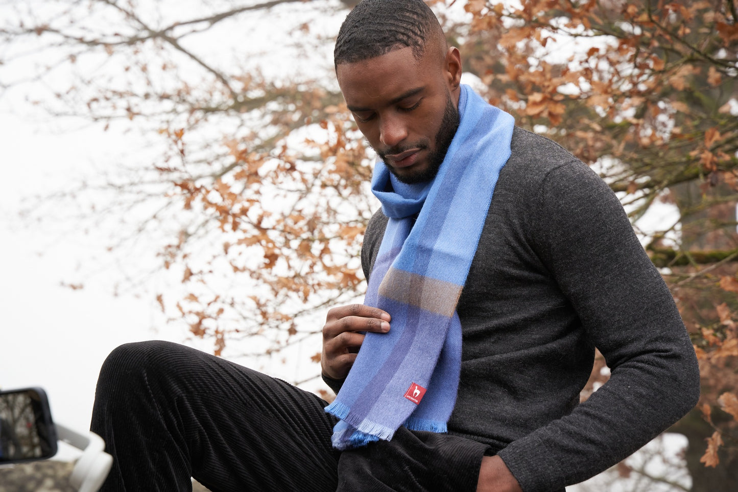 Apu Kuntur - 100% Baby Alpaka - Karo Webschal - Galano