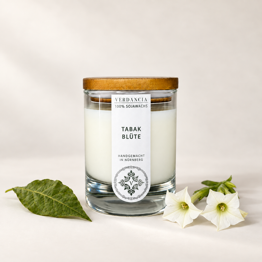 Tabakblüte | Duftkerze Sojawachs - Geruchsüberdeckend – warm & elegant