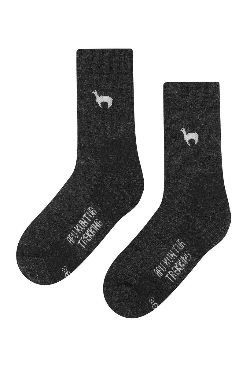 Apu Kuntur | Alpaka-Trekking-Socken – Alpaka-Wollmix - Verdancia 4