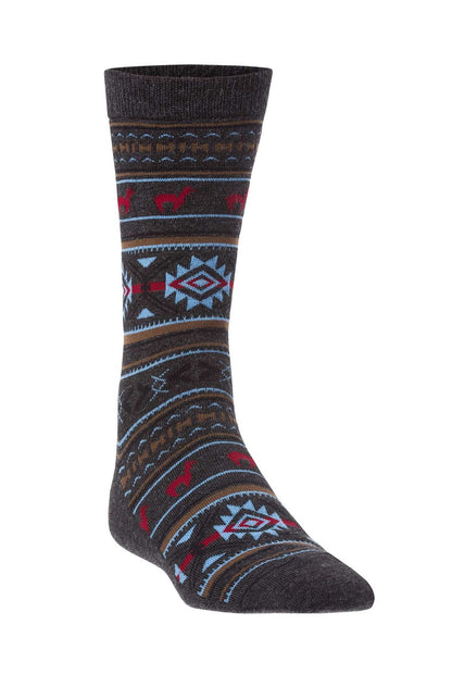 Apu Kuntur - Alpaka Jacquard Socken - Alpaka-Mix - Verdancia
