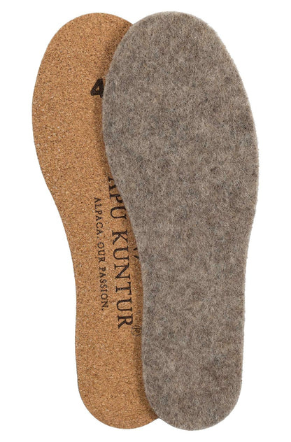 Apu Kuntur - Alpaka Thermosohlen - mit Kork - 10060 - 2