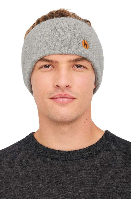 Apu Kuntur | Alpaka Stirnband Stretch | 96 % Baby-Alpaka Verdancia - silbergrau