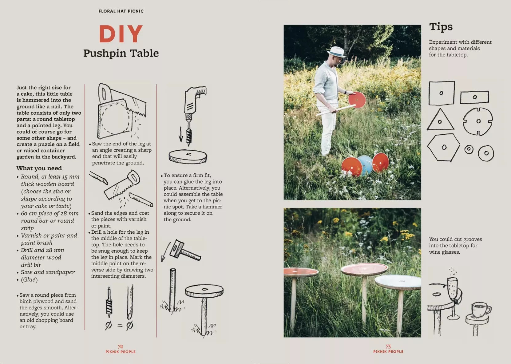 "Piknik People" - Cozy Publishing - Coffee Table Book - Verdancia