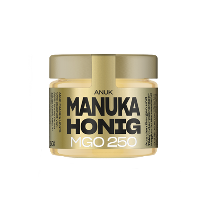 Miel de Manuka ANUK MGO 250 – Qualité supérieure de Nouvelle-Zélande