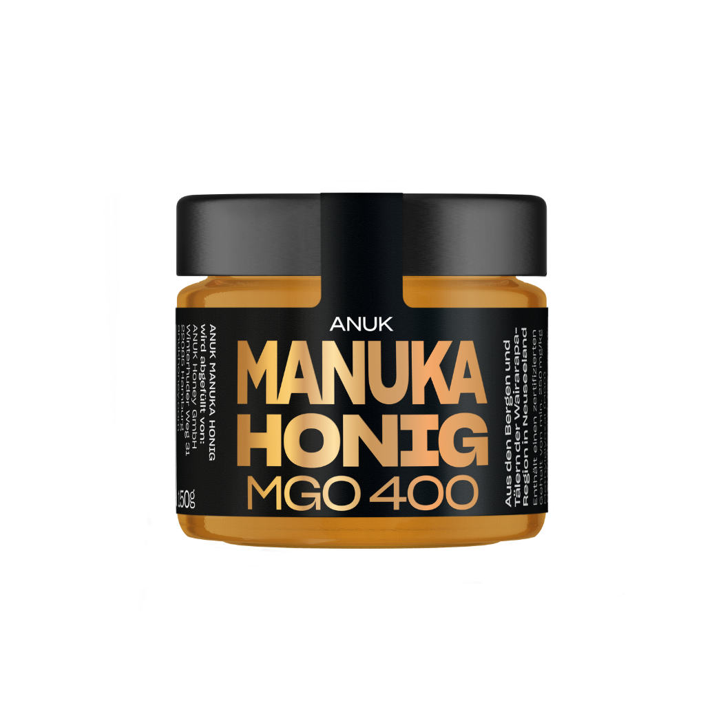 Coffret cadeau Miel de Manuka MGO 400 ANUK – Qualité supérieure