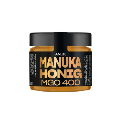 Coffret cadeau Miel de Manuka MGO 400 ANUK – Qualité supérieure