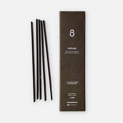no need for more - Natural Incense Sticks - "Offline" - gentle sandalwood