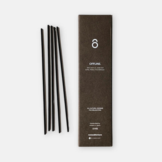 no need for more - Natural Incense Sticks - "Offline" - gentle sandalwood