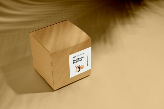 Divine Feminine Kerze – Handgemachte Sojakerze mit Orange & Patchouli - Verdancia