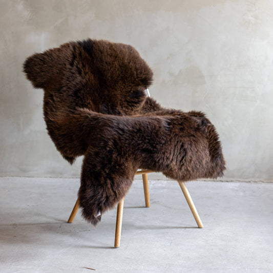 Texel sheepskin - van Buren - sofa fur - brown