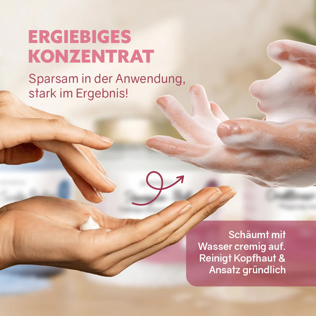 Puremetics | Volumen Shampoo-Fluff „Reismilch“ – Protein Shampoo Konzentrat für mehr Fülle & Griff | Puremetics
