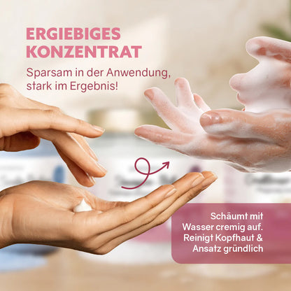 Puremetics | Volumen Shampoo-Fluff „Reismilch“ – Protein Shampoo Konzentrat für mehr Fülle & Griff | Puremetics
