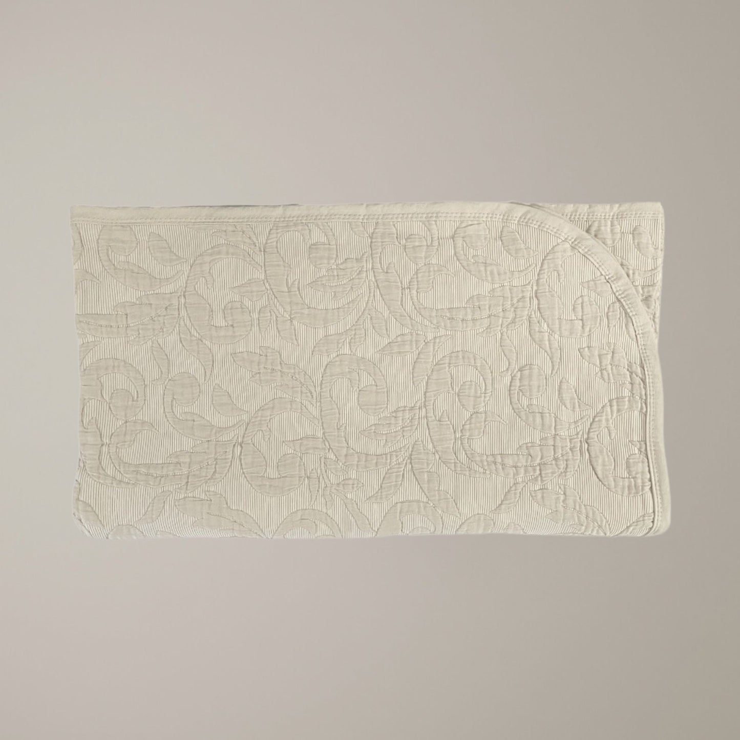 Finole Grand-Jasmin Matelassé Tagesdecke aus Giza 86 Baumwolle – 240 × 260 cm