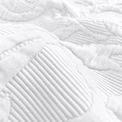Finole Grand-Jasmin Matelassé Tagesdecke aus Giza 86 Baumwolle – 240 × 260 cm